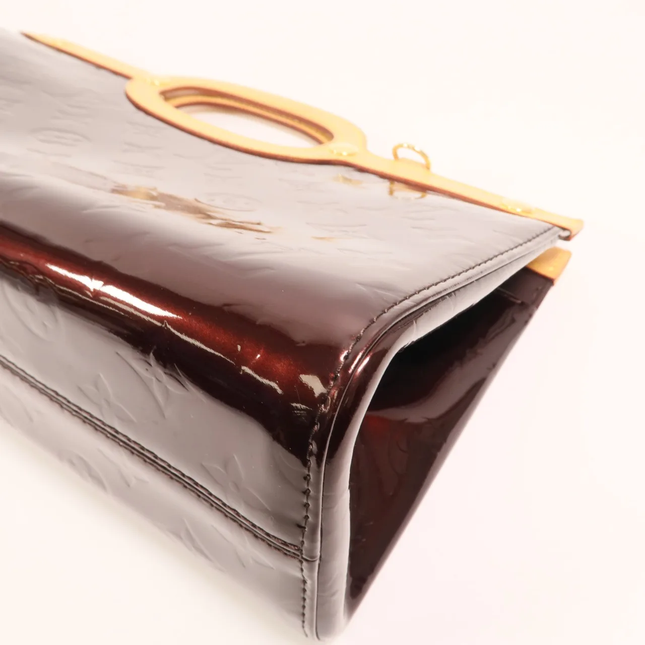 LOUIS VUITTON M91995 2-Way Bag Leather 紅色 / Wine Leather Rank B - Thumbnail 10