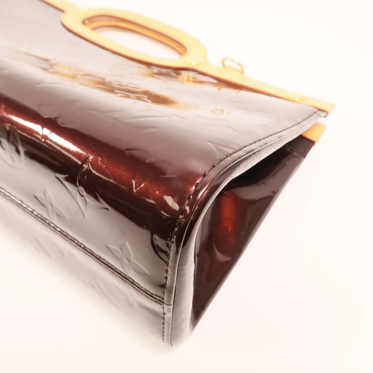LOUIS VUITTON M91995 2-Way Bag Leather 紅色 / Wine Leather Rank B - Thumbnail 12