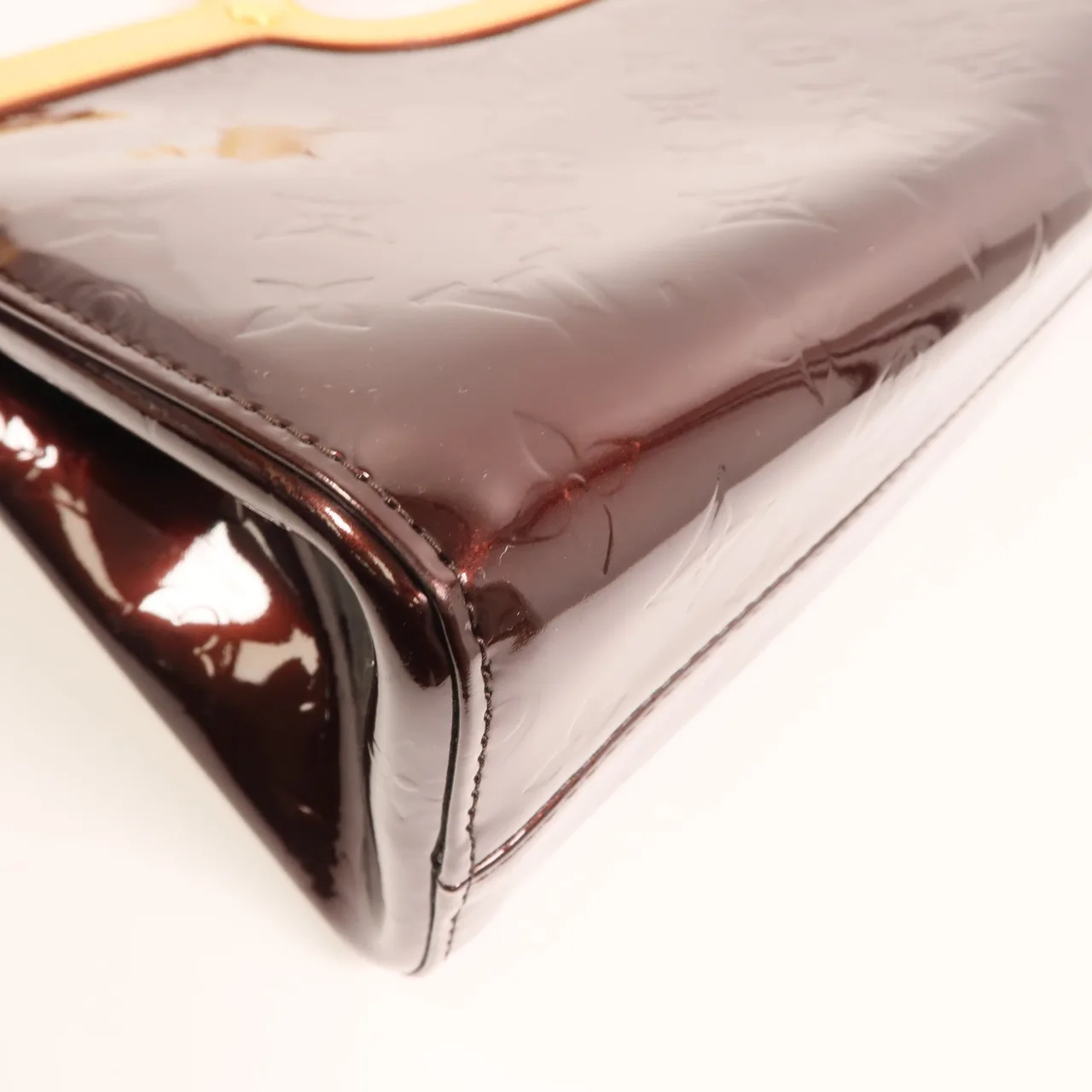 LOUIS VUITTON M91995 2-Way Bag Leather 紅色 / Wine Leather Rank B - Thumbnail 13