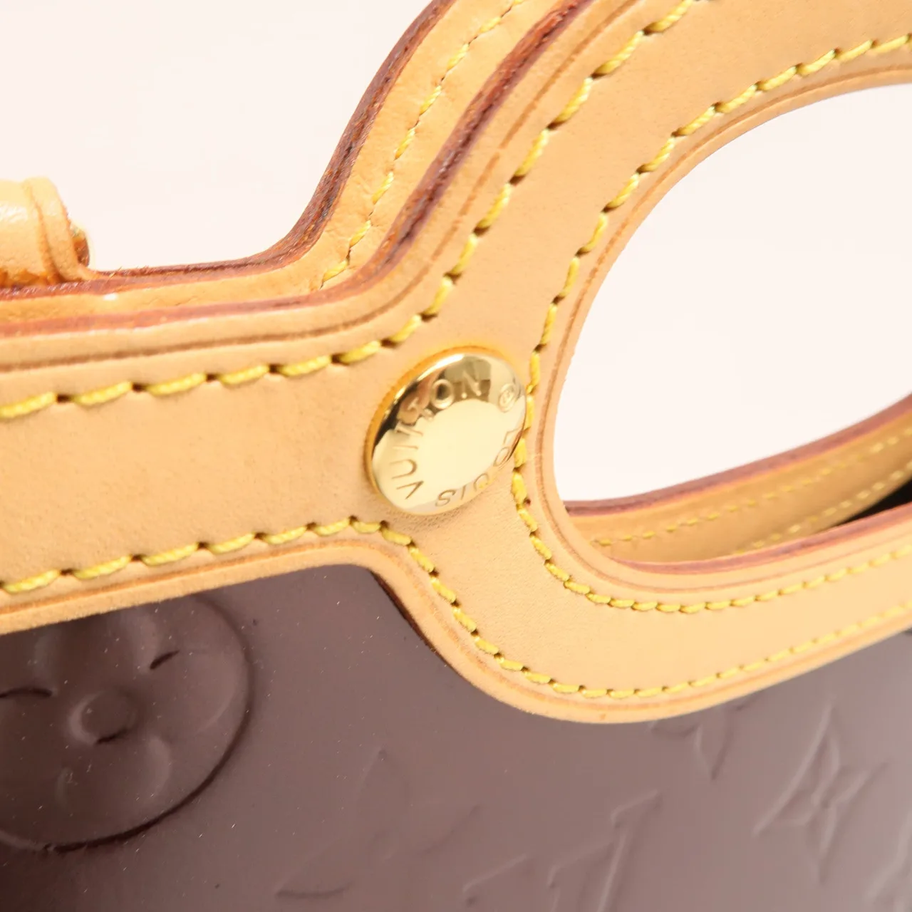 LOUIS VUITTON M91995 2-Way Bag Leather 紅色 / Wine Leather Rank B - Thumbnail 14