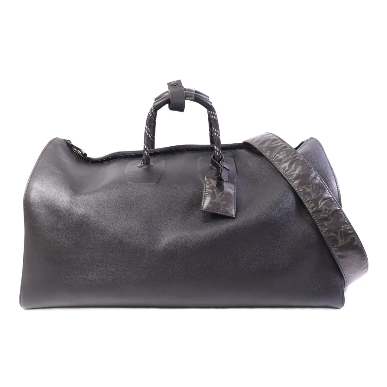 LOUIS VUITTON Keepall M52183 兩用包 牛皮 黑色 / Black