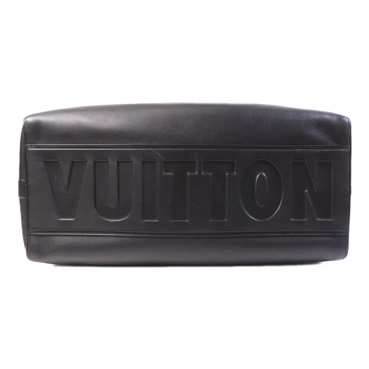 LOUIS VUITTON Keepall M52183 2-Way Bag Calfskin 黑色 / Black Calfskin Rank A - Thumbnail 4
