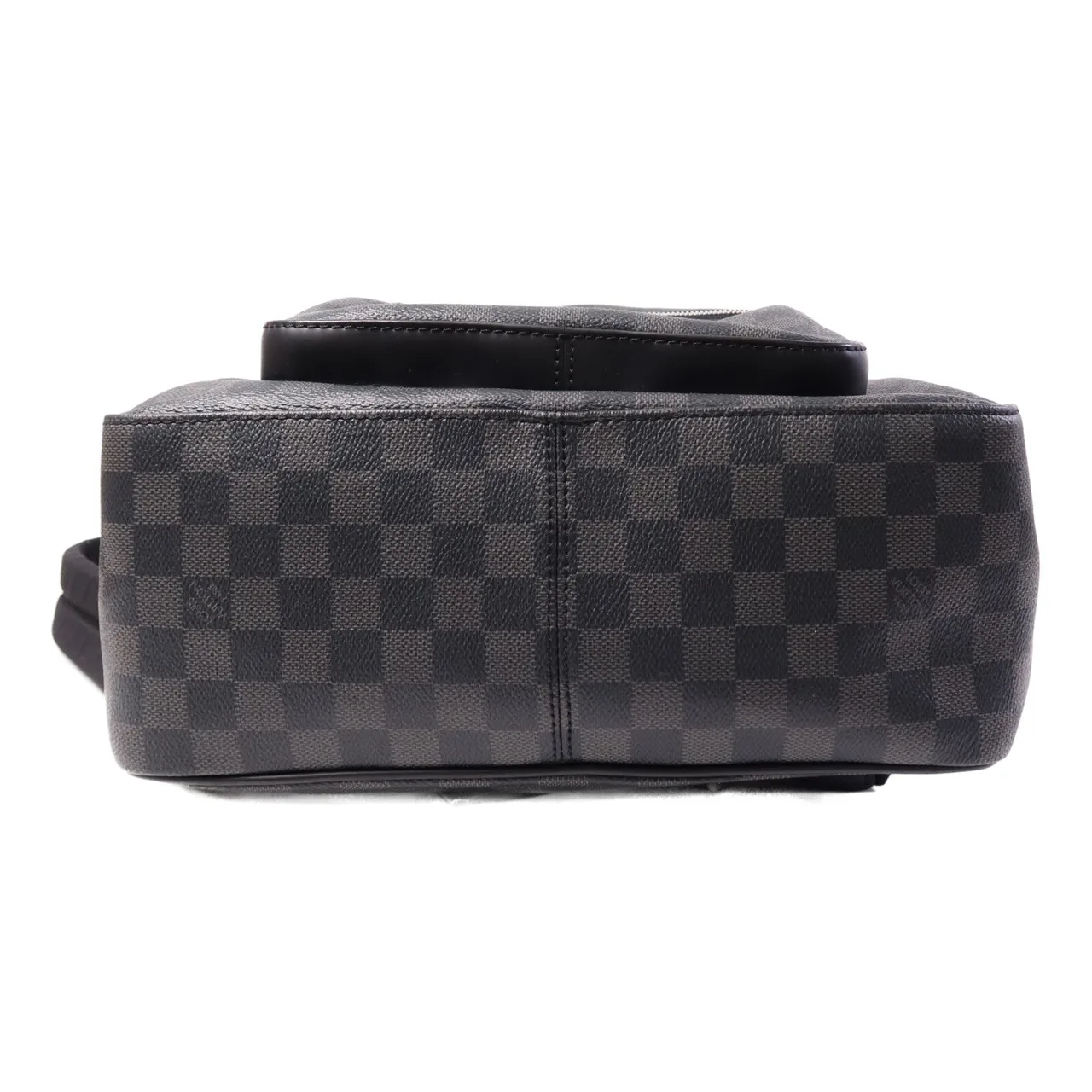 LOUIS VUITTON Josh N41473 背包 塗層帆布 黑色 / Grey 塗層帆布 中古品A - 縮圖 4