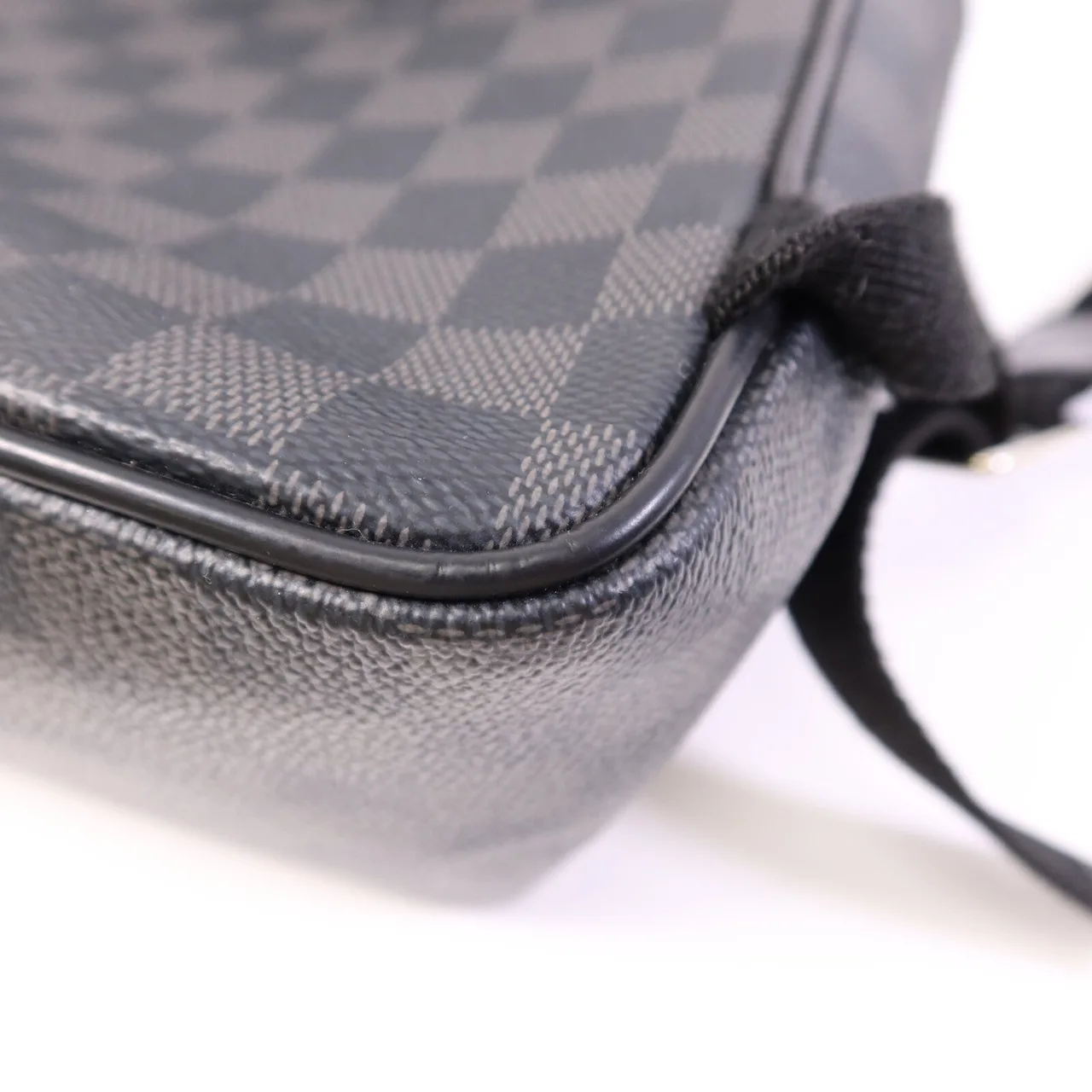 LOUIS VUITTON Josh N41473 背包 塗層帆布 黑色 / Grey 塗層帆布 中古品A - 縮圖 12