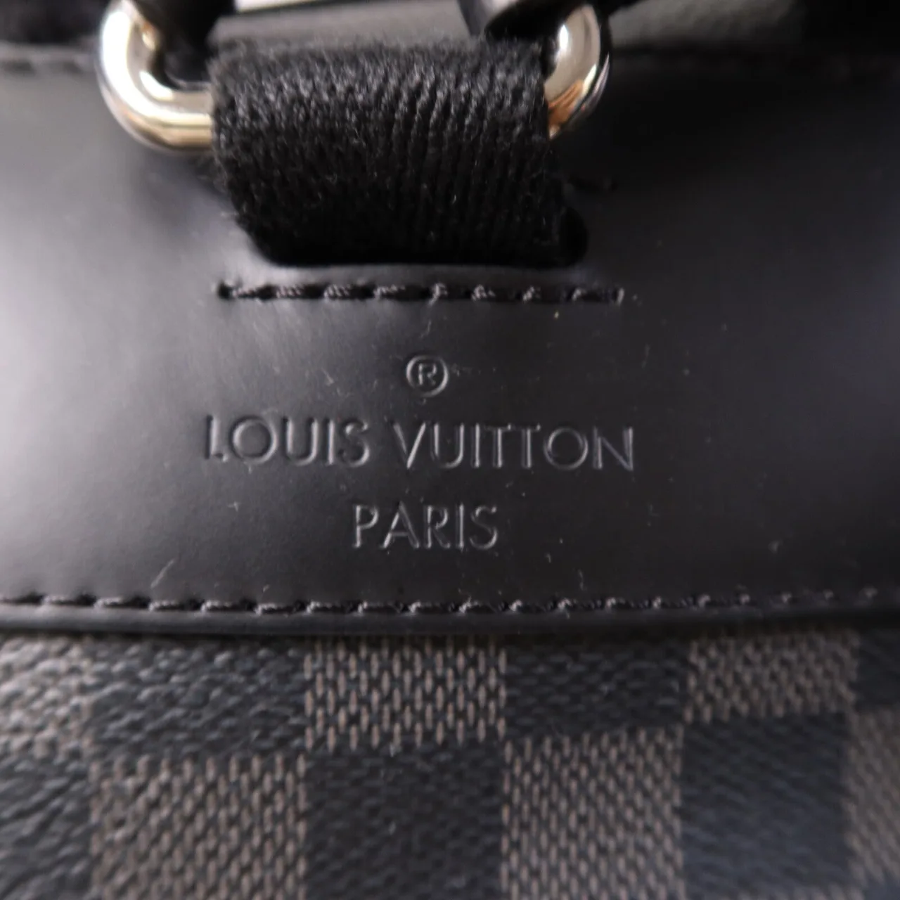 LOUIS VUITTON Josh N41473 背包 塗層帆布 黑色 / Grey 塗層帆布 中古品A - 縮圖 14