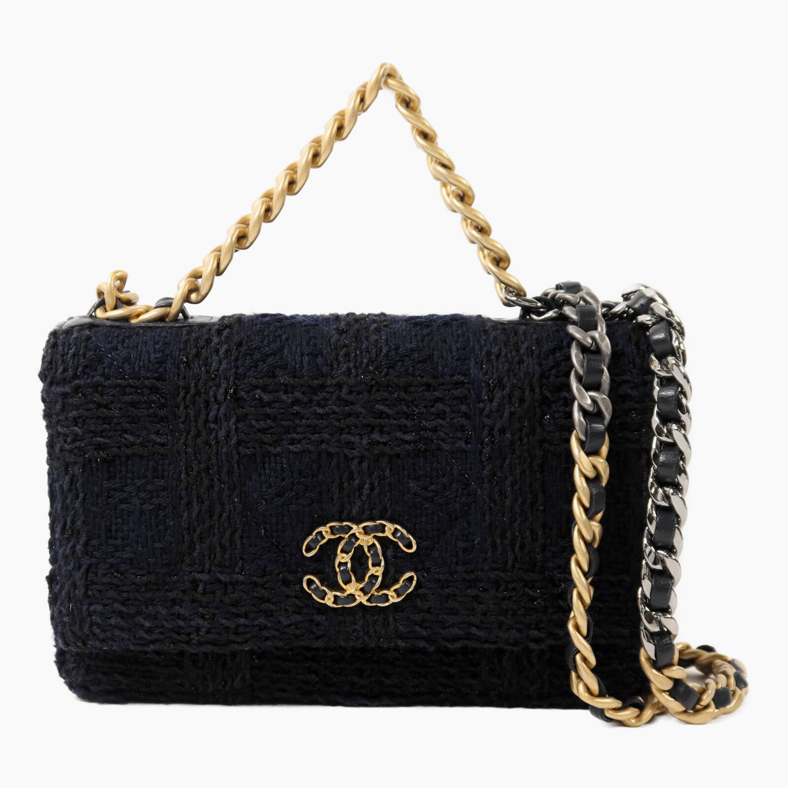LOUIS VUITTON 2-Way Bag x Tweed