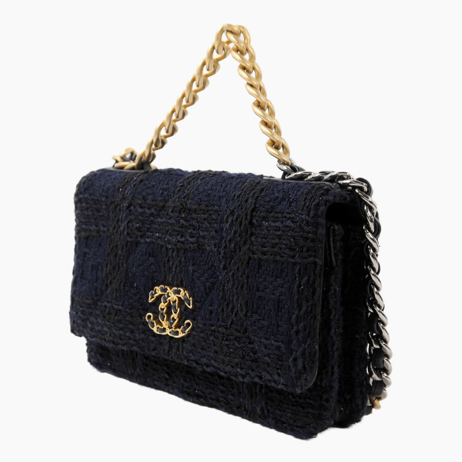 LOUIS VUITTON 2-Way Bag x Tweed 3