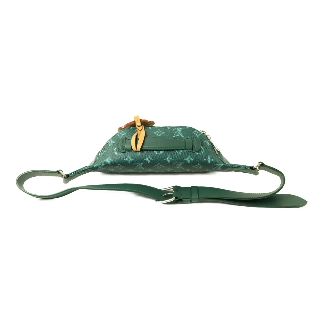 LOUIS VUITTON Bumbag M12867 Belt Bag Coated Canvas 綠色 Coated Canvas Rank A - Thumbnail 5
