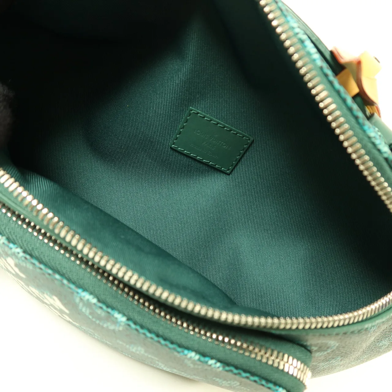 LOUIS VUITTON Bumbag M12867 Belt Bag Coated Canvas 綠色 Coated Canvas Rank A - Thumbnail 6