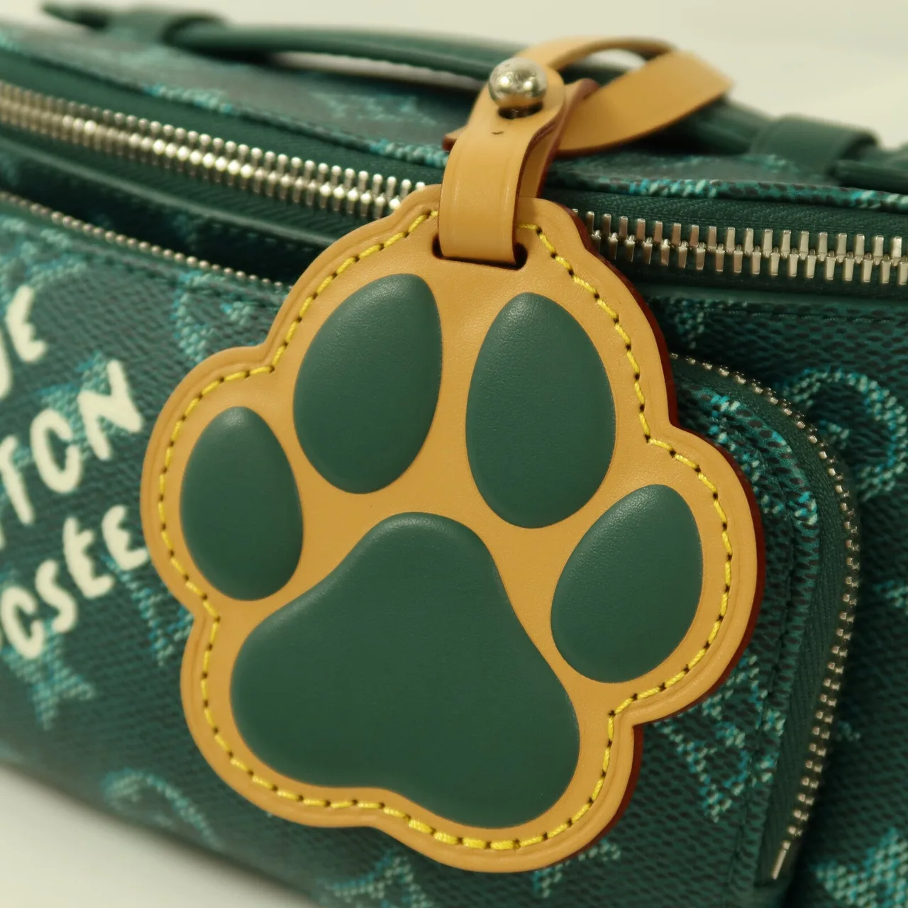 LOUIS VUITTON Bumbag M12867 Belt Bag Coated Canvas 綠色 Coated Canvas Rank A - Thumbnail 11