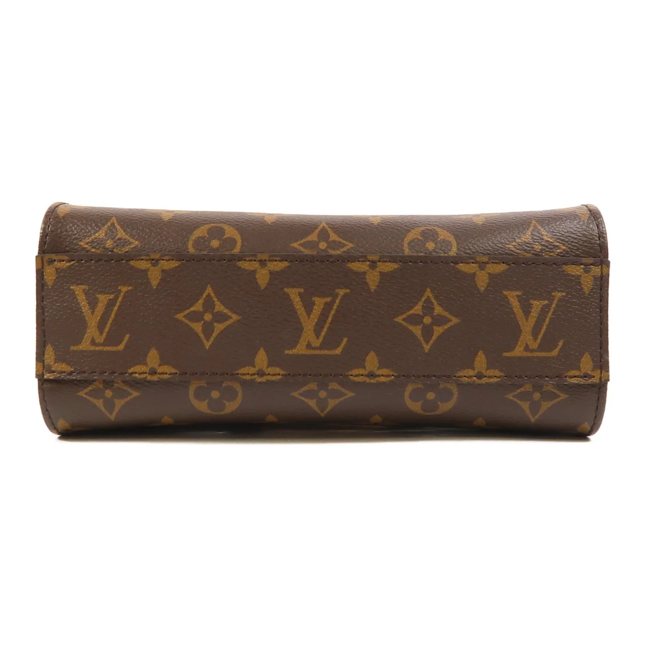 LOUIS VUITTON Sac Plat M45847 2-Way Bag Coated Canvas 棕色 / Brown Coated Canvas Rank B - Thumbnail 4