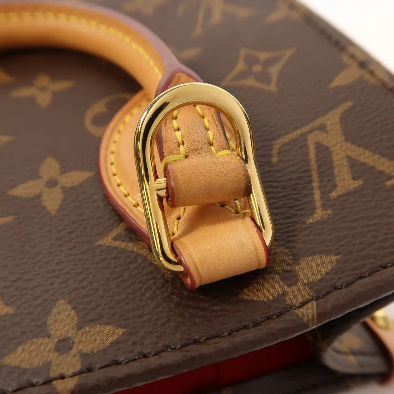 LOUIS VUITTON Sac Plat M45847 2-Way Bag Coated Canvas 棕色 / Brown Coated Canvas Rank B - Thumbnail 14