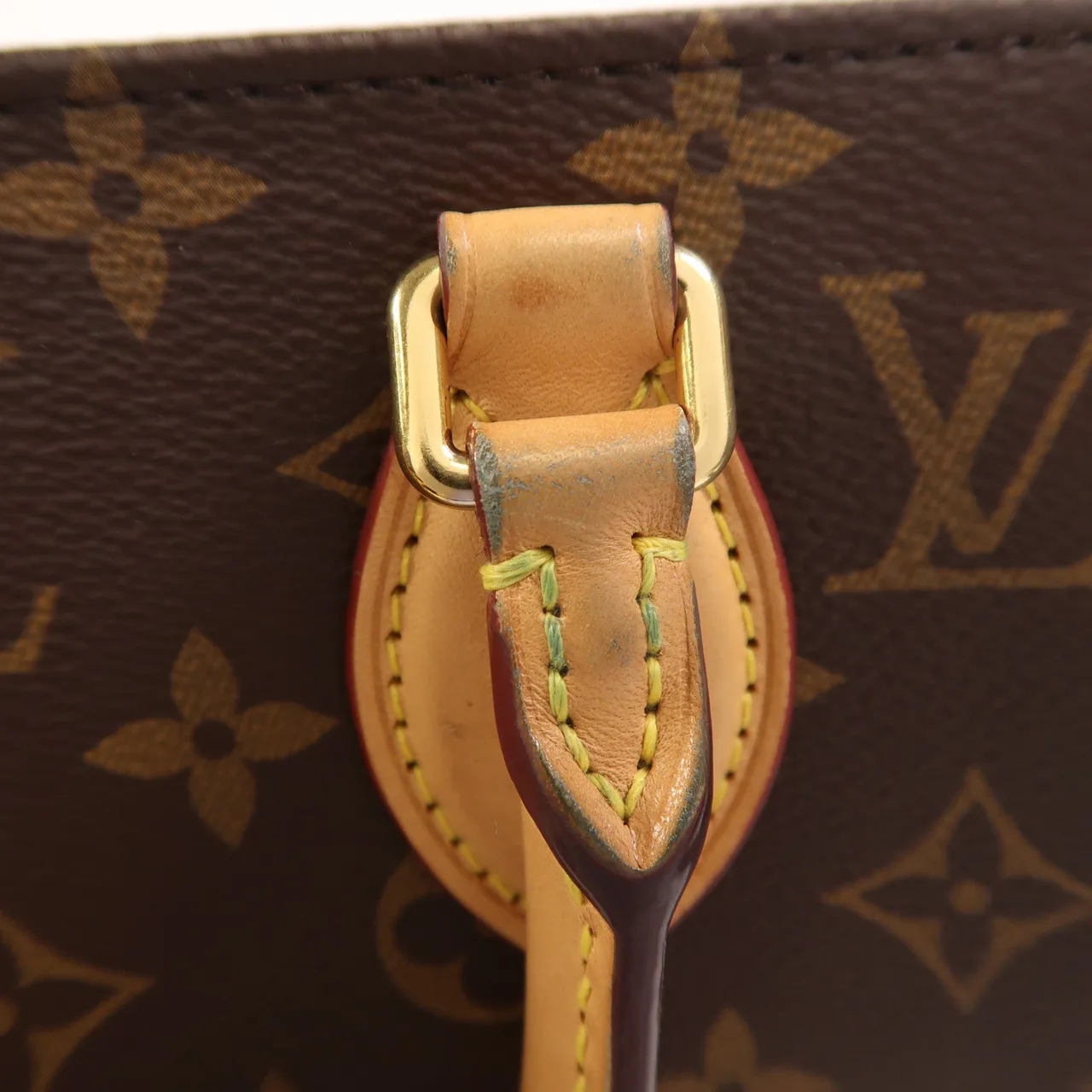 LOUIS VUITTON Sac Plat M45847 2-Way Bag Coated Canvas 棕色 / Brown Coated Canvas Rank B - Thumbnail 15