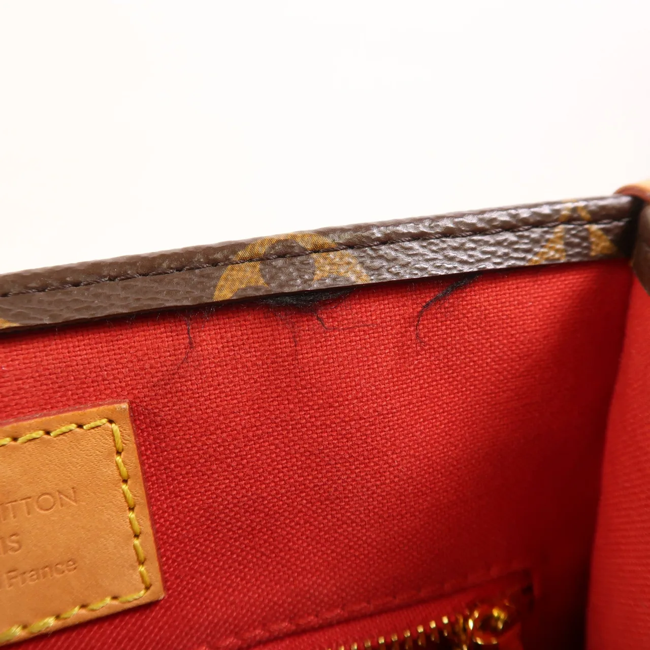 LOUIS VUITTON Sac Plat M45847 2-Way Bag Coated Canvas 棕色 / Brown Coated Canvas Rank B - Thumbnail 18