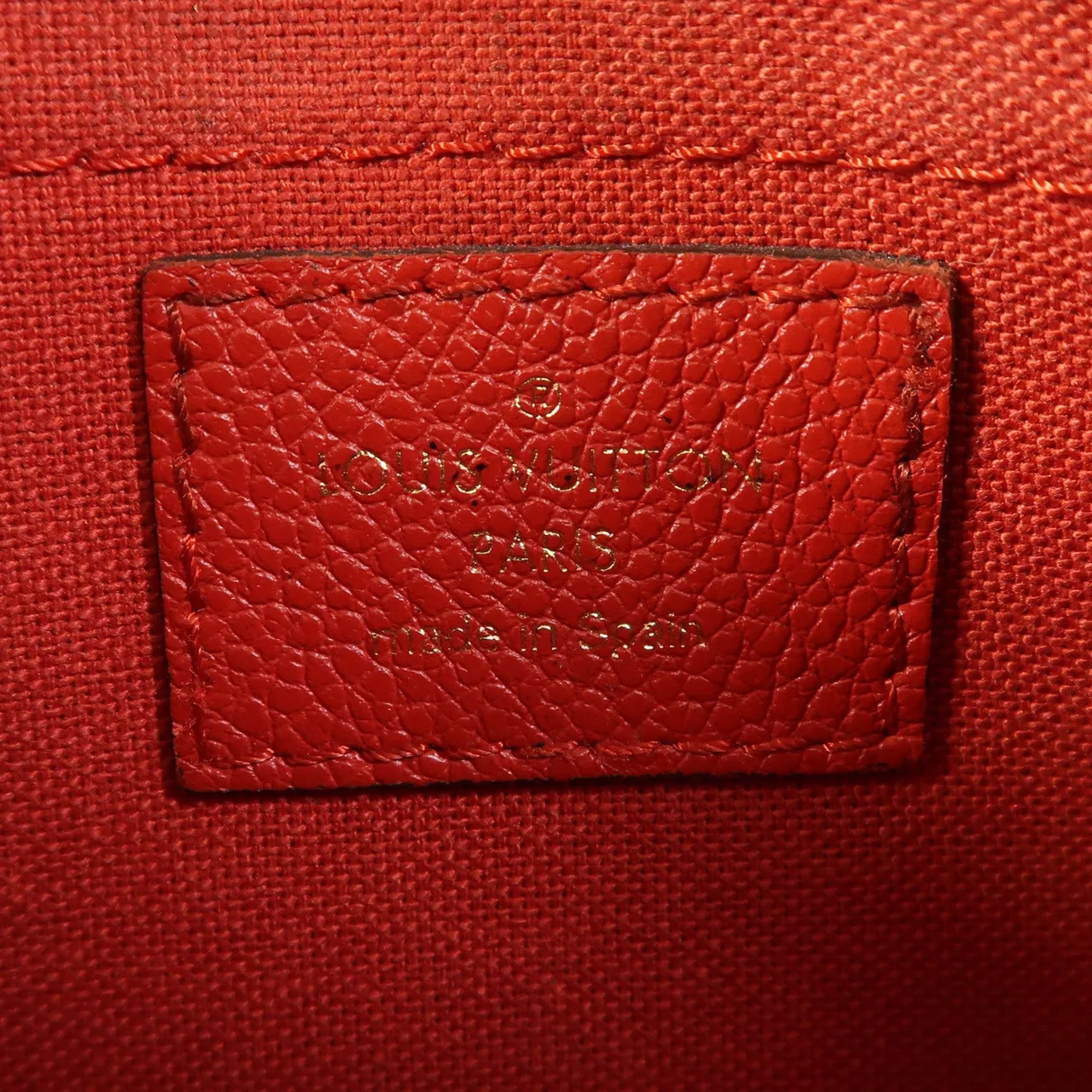 LOUIS VUITTON Pallas M41638 2-Way Bag Coated Canvas 棕色 / 紅色 / Brown Coated Canvas Rank B - Thumbnail 7