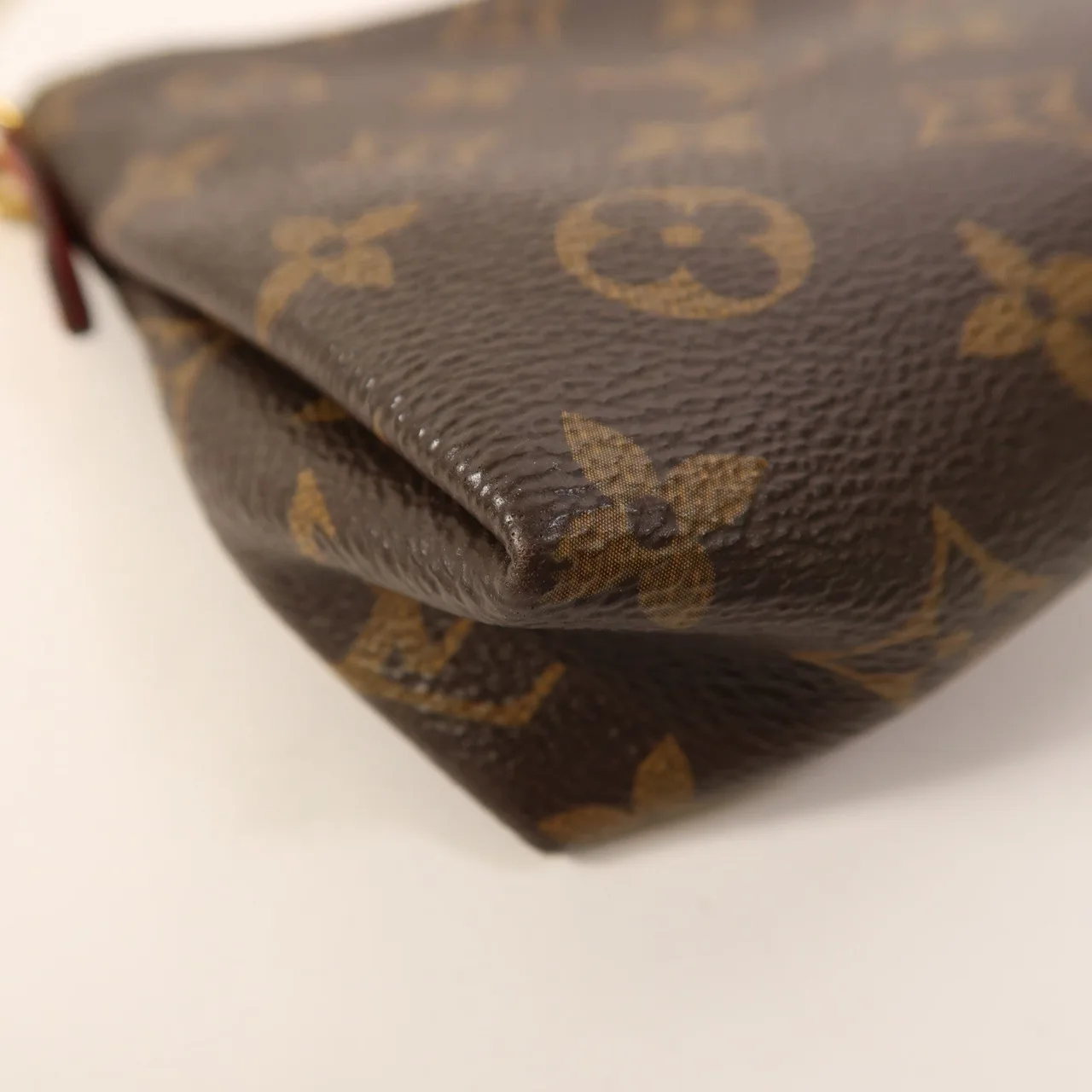 LOUIS VUITTON Pallas M41638 2-Way Bag Coated Canvas 棕色 / 紅色 / Brown Coated Canvas Rank B - Thumbnail 11
