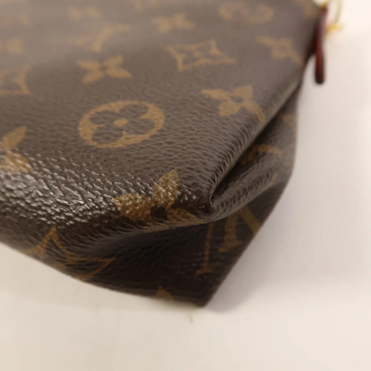 LOUIS VUITTON Pallas M41638 2-Way Bag Coated Canvas 棕色 / 紅色 / Brown Coated Canvas Rank B - Thumbnail 12