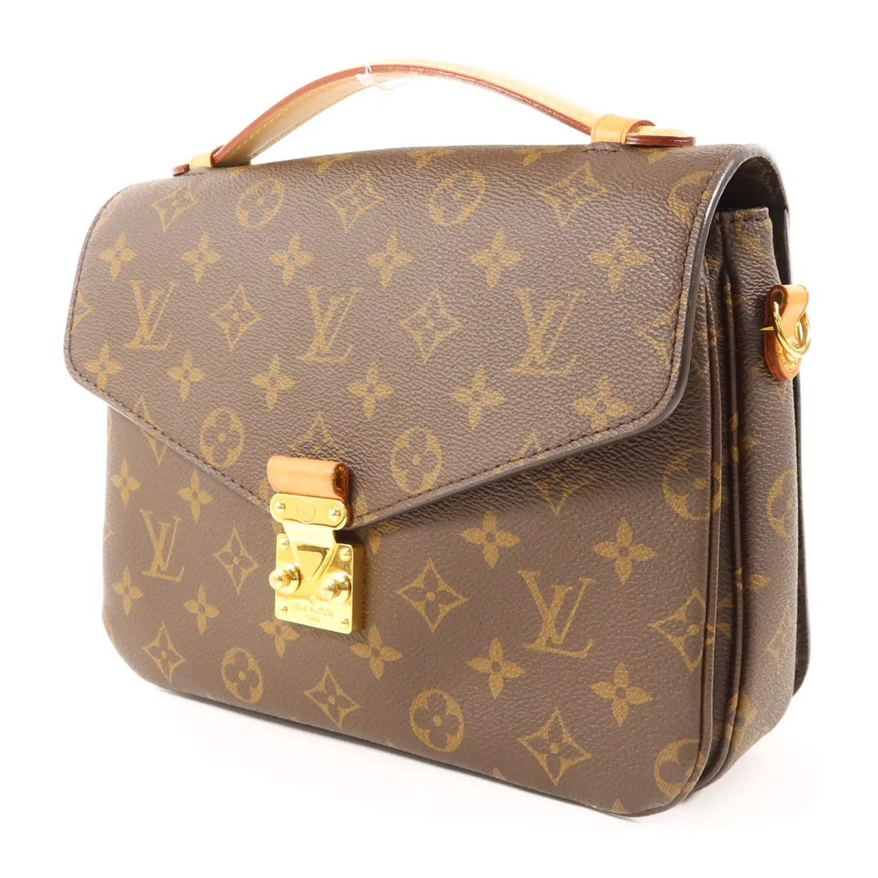 LOUIS VUITTON Pochette Metis M44875 兩用包 塗層帆布 棕色 / Brown 塗層帆布 中古品A - 縮圖 3