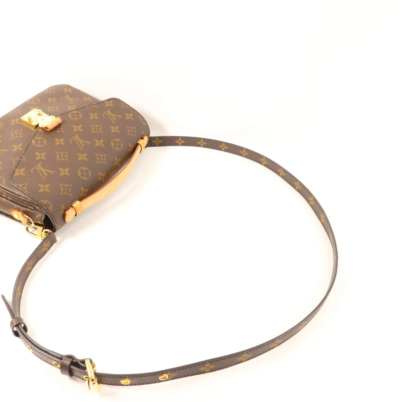 LOUIS VUITTON Pochette Metis M44875 兩用包 塗層帆布 棕色 / Brown 塗層帆布 中古品A - 縮圖 6