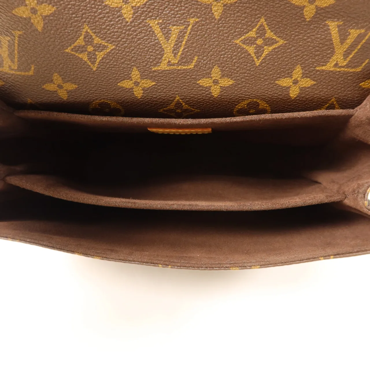 LOUIS VUITTON Pochette Metis M44875 兩用包 塗層帆布 棕色 / Brown 塗層帆布 中古品A - 縮圖 7