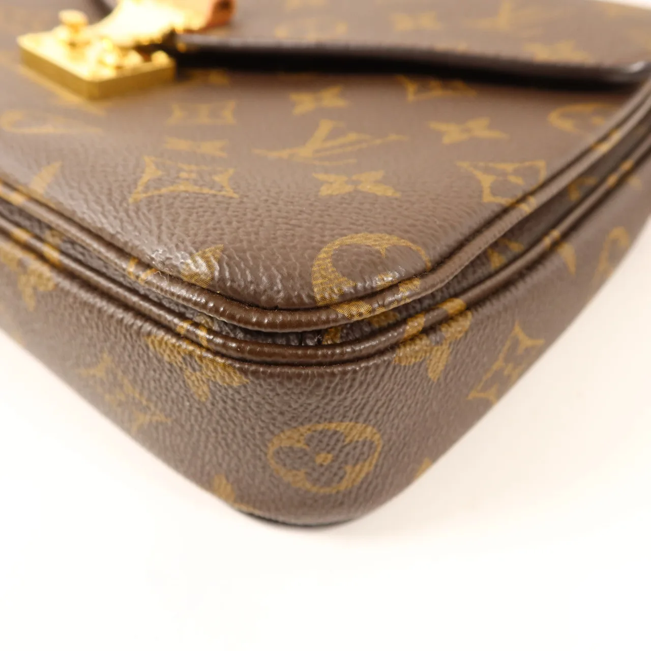 LOUIS VUITTON Pochette Metis M44875 兩用包 塗層帆布 棕色 / Brown 塗層帆布 中古品A - 縮圖 12