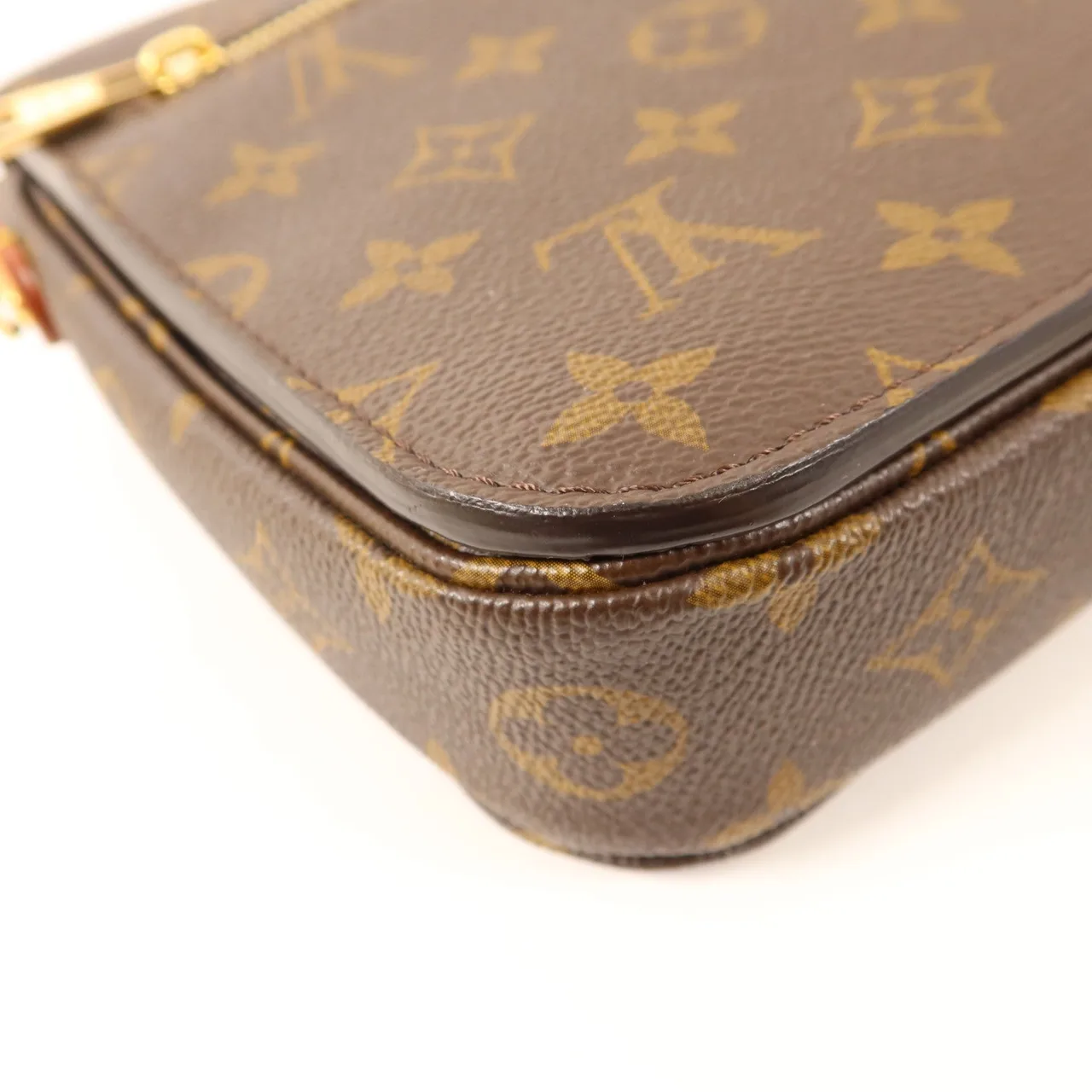 LOUIS VUITTON Pochette Metis M44875 兩用包 塗層帆布 棕色 / Brown 塗層帆布 中古品A - 縮圖 15
