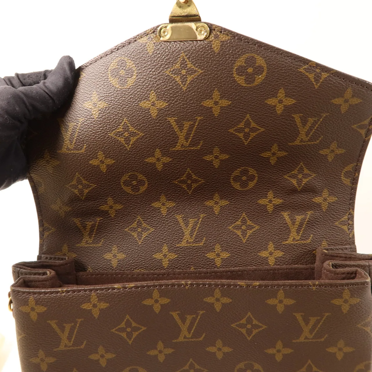LOUIS VUITTON Pochette Metis M44875 兩用包 塗層帆布 棕色 / Brown 塗層帆布 中古品A - 縮圖 17