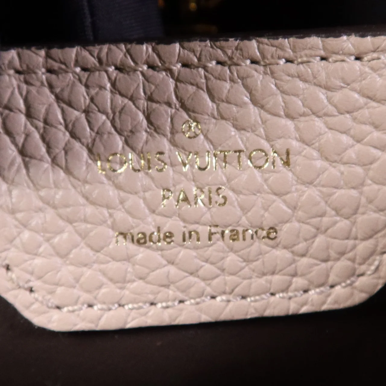 LOUIS VUITTON Capucines N92802 2-Way Bag Calfskin 米色 / Beige Calfskin Rank B - Thumbnail 13