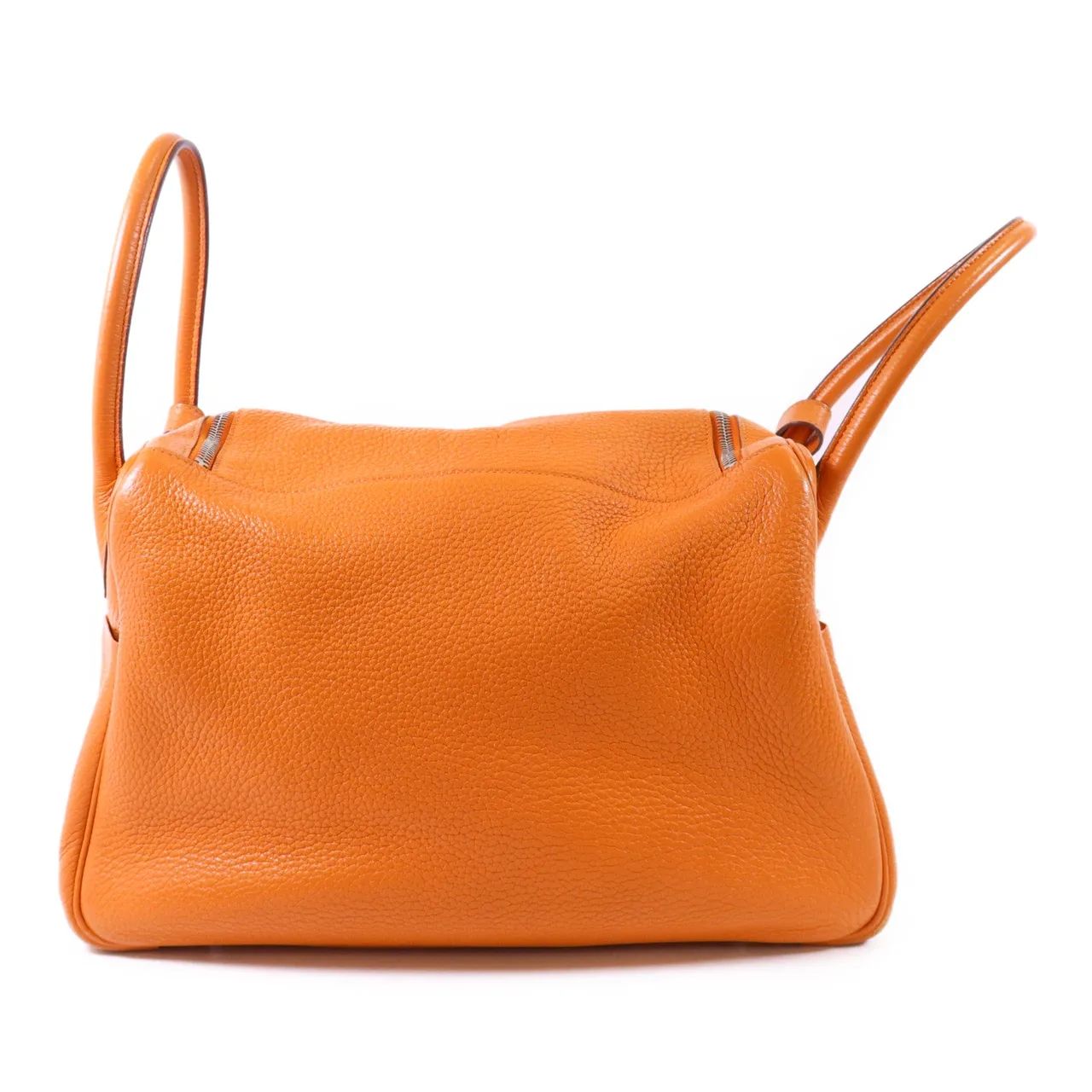 LOUIS VUITTON Lindy34 2-Way Bag Calfskin 橘色 / Orange Calfskin Rank C - Thumbnail 2