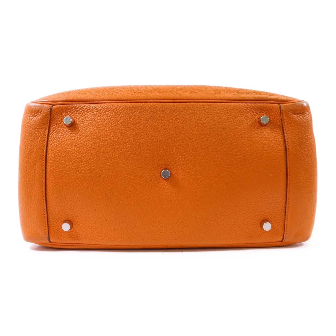 LOUIS VUITTON Lindy34 2-Way Bag Calfskin 橘色 / Orange Calfskin Rank C - Thumbnail 4