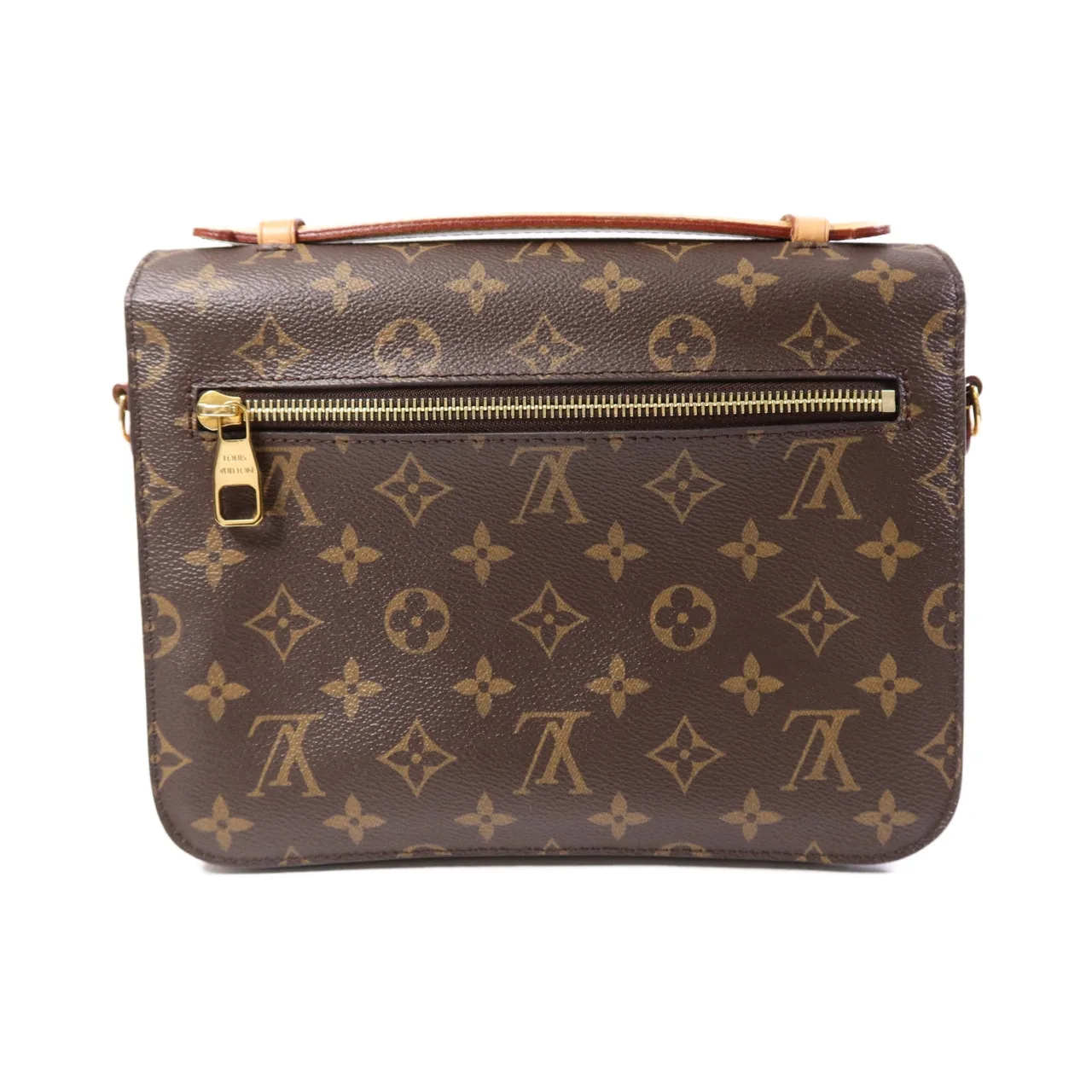 LOUIS VUITTON Pochette Metis M44875 兩用包 塗層帆布 棕色 / Brown 塗層帆布 中古品A - 縮圖 2
