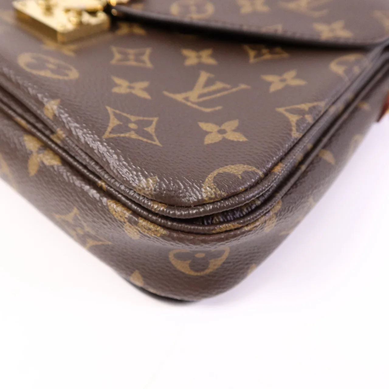LOUIS VUITTON Pochette Metis M44875 兩用包 塗層帆布 棕色 / Brown 塗層帆布 中古品A - 縮圖 5