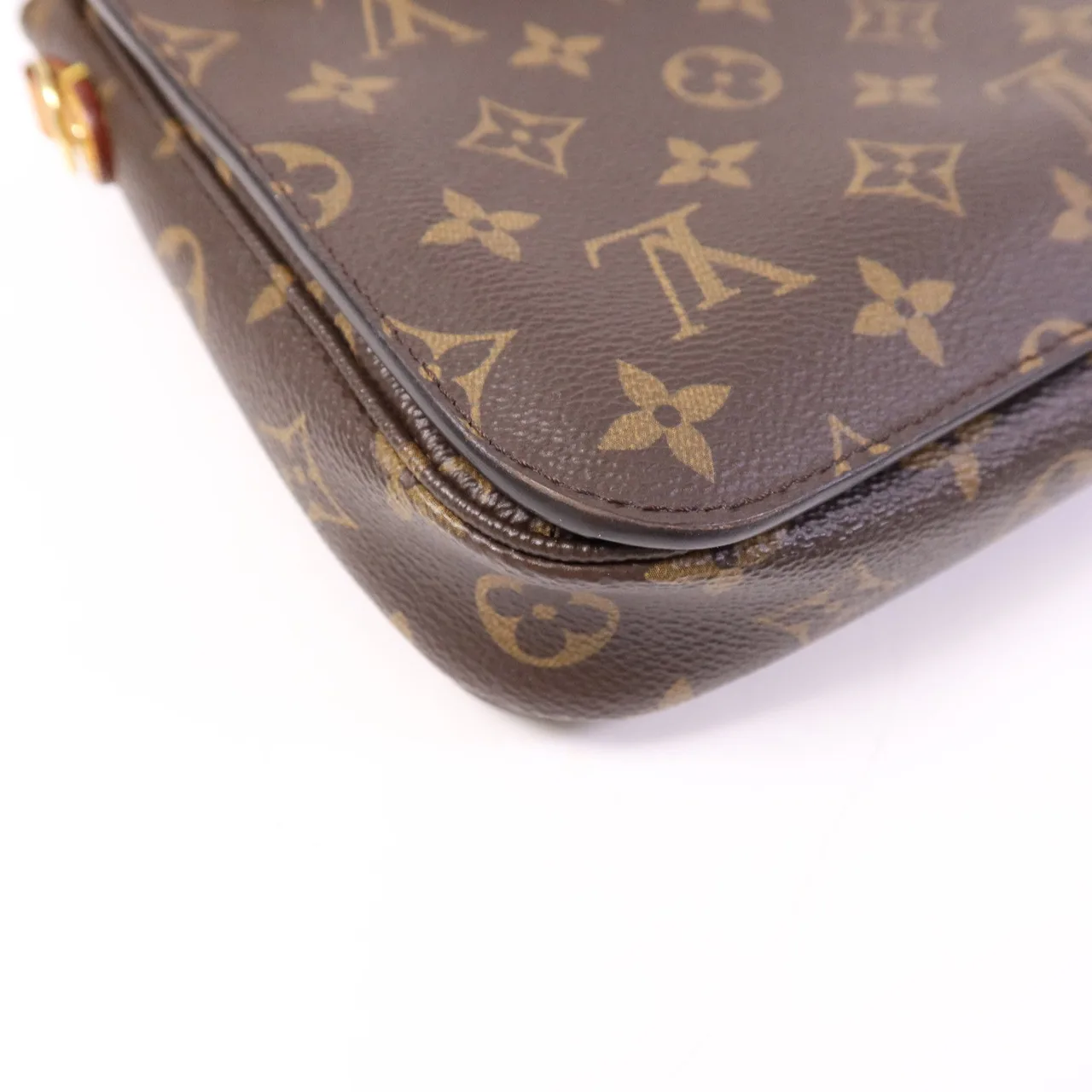 LOUIS VUITTON Pochette Metis M44875 兩用包 塗層帆布 棕色 / Brown 塗層帆布 中古品A - 縮圖 8