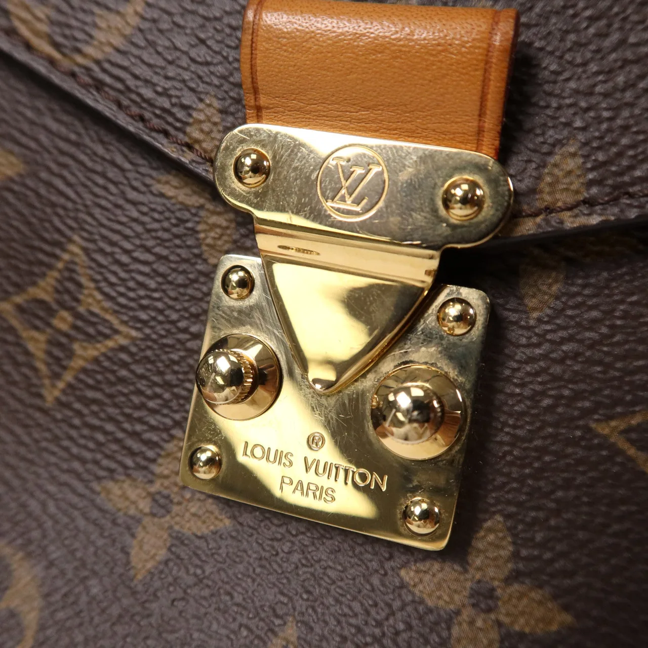 LOUIS VUITTON Pochette Metis M44875 兩用包 塗層帆布 棕色 / Brown 塗層帆布 中古品A - 縮圖 10