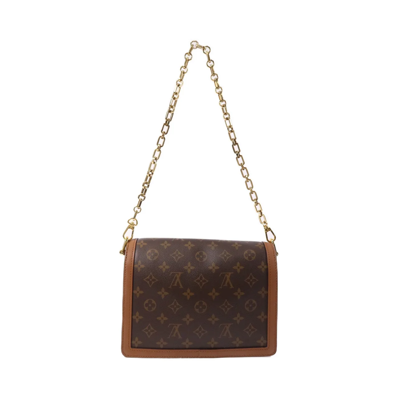 LOUIS VUITTON Dauphine M45958 Shoulder Bag Coated Canvas 棕色 Coated Canvas Rank A - Thumbnail 2