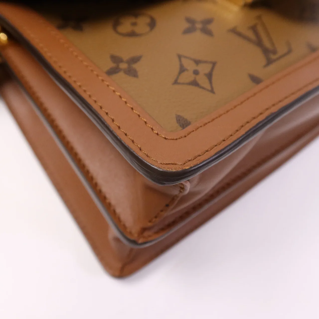 LOUIS VUITTON Dauphine M45958 Shoulder Bag Coated Canvas 棕色 Coated Canvas Rank A - Thumbnail 6