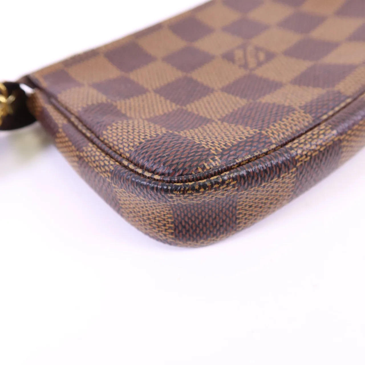 LOUIS VUITTON Mini Pochette Accessories N58009 Handbag Coated Canvas 棕色 / Brown Coated Canvas Rank A - Thumbnail 13