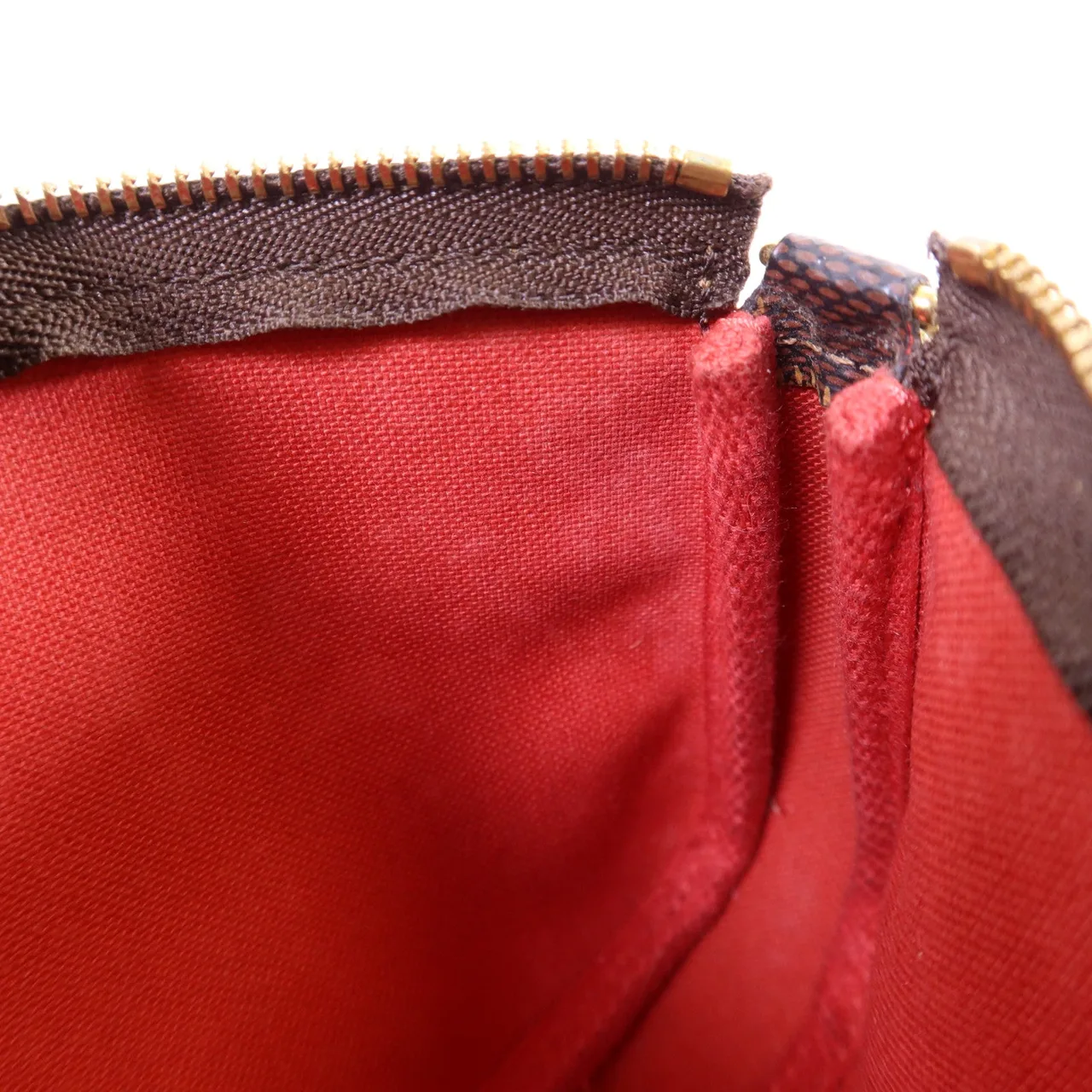 LOUIS VUITTON Mini Pochette Accessories N58009 Handbag Coated Canvas 棕色 / Brown Coated Canvas Rank A - Thumbnail 14