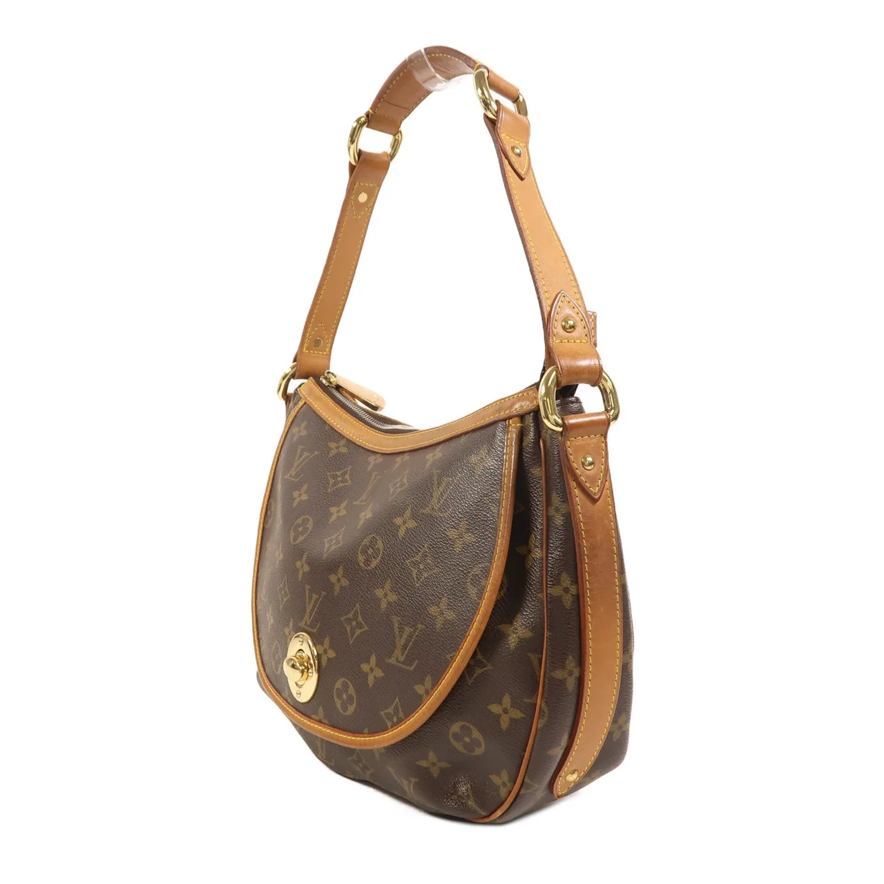 LOUIS VUITTON Tulum M40076 Shoulder Bag Coated Canvas 棕色 / Brown Coated Canvas Rank B - Thumbnail 3