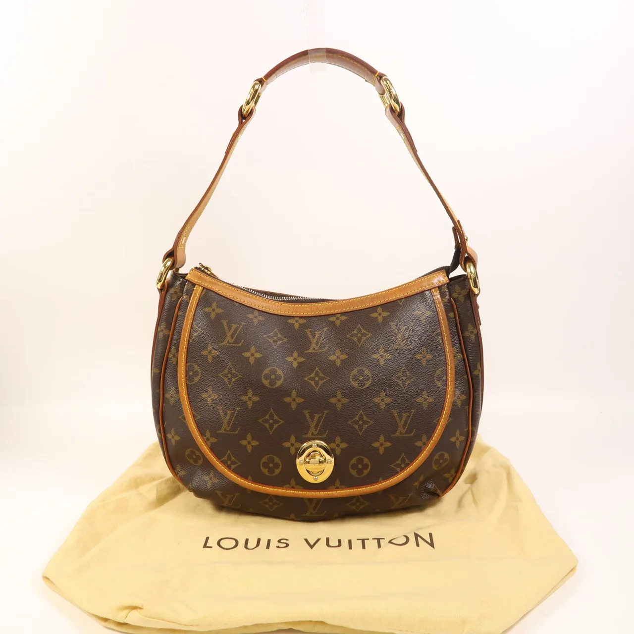 LOUIS VUITTON Tulum M40076 Shoulder Bag Coated Canvas 棕色 / Brown Coated Canvas Rank B - Thumbnail 9