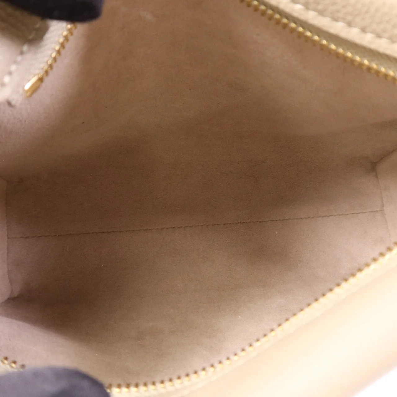 LOUIS VUITTON Side Trunk M25072 Shoulder Bag Calfskin 米色 / Beige Calfskin Rank B - Thumbnail 5