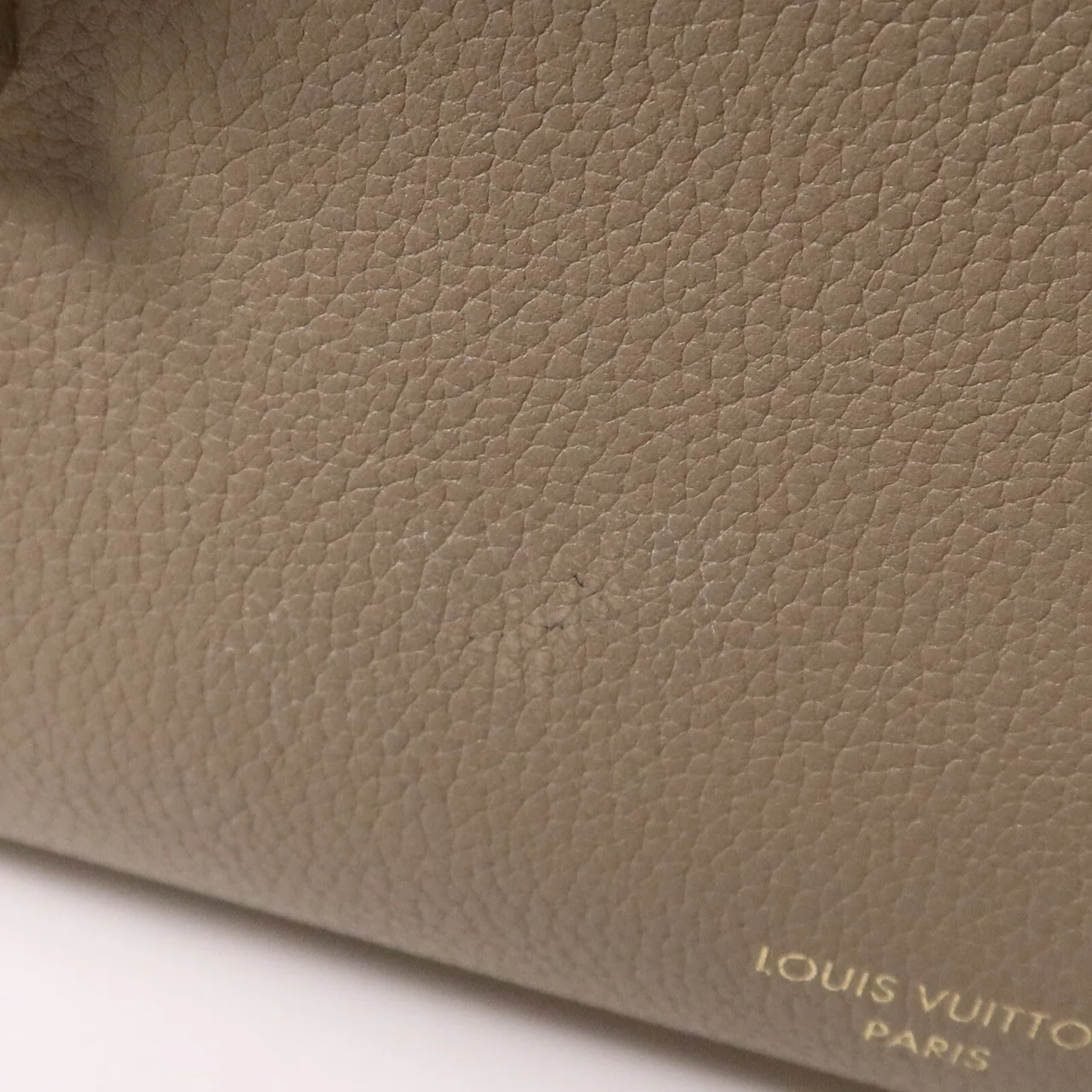 LOUIS VUITTON Side Trunk M25072 Shoulder Bag Calfskin 米色 / Beige Calfskin Rank B - Thumbnail 14