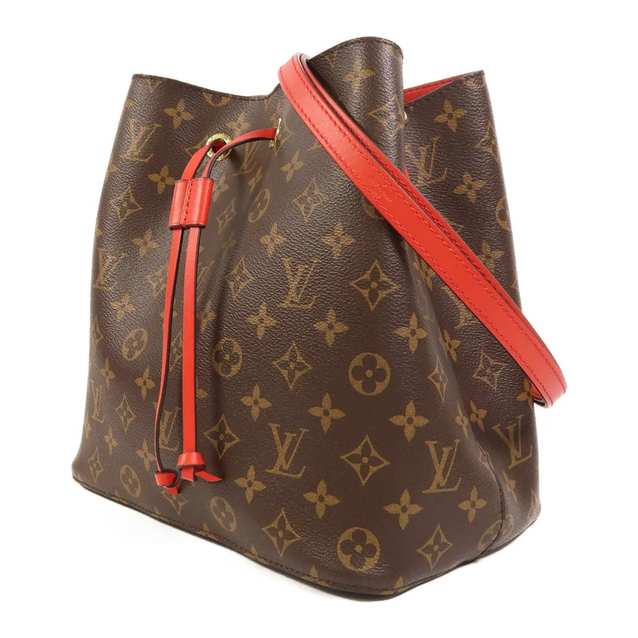 LOUIS VUITTON NeoNoe M44021 Shoulder Bag Coated Canvas 紅色 / Red Coated Canvas Rank A - Thumbnail 3