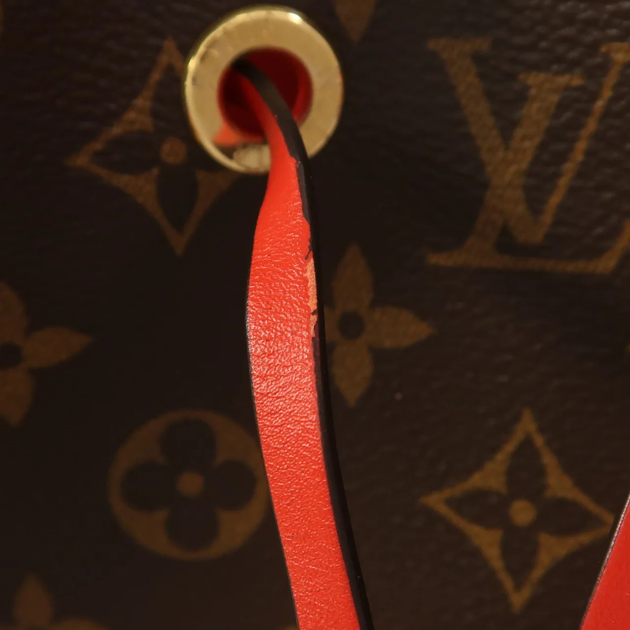 LOUIS VUITTON NeoNoe M44021 Shoulder Bag Coated Canvas 紅色 / Red Coated Canvas Rank A - Thumbnail 16