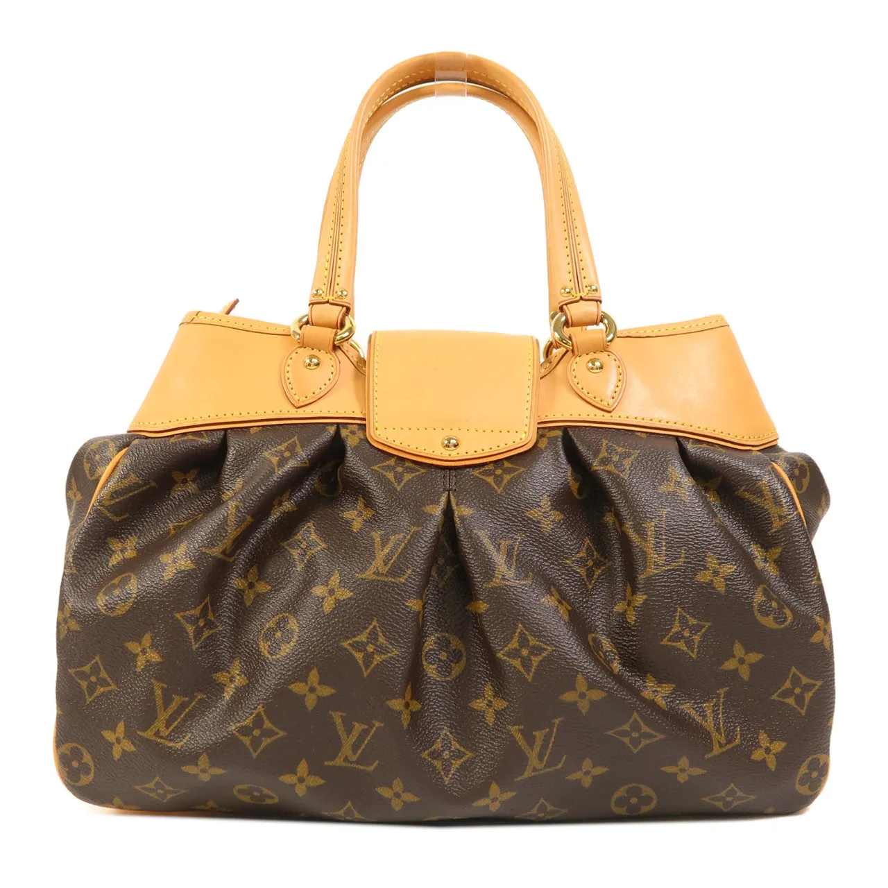 LOUIS VUITTON Boetie M45715 Handbag Coated Canvas 棕色 / Brown Coated Canvas Rank B - Thumbnail 2