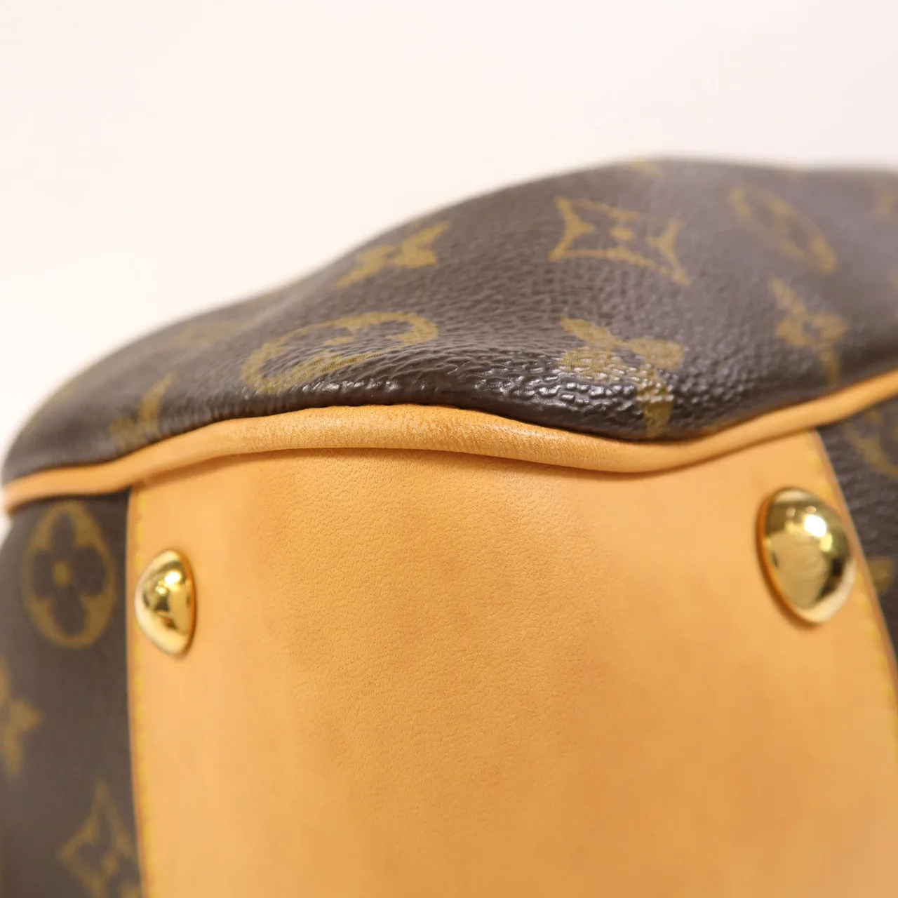 LOUIS VUITTON Boetie M45715 Handbag Coated Canvas 棕色 / Brown Coated Canvas Rank B - Thumbnail 13