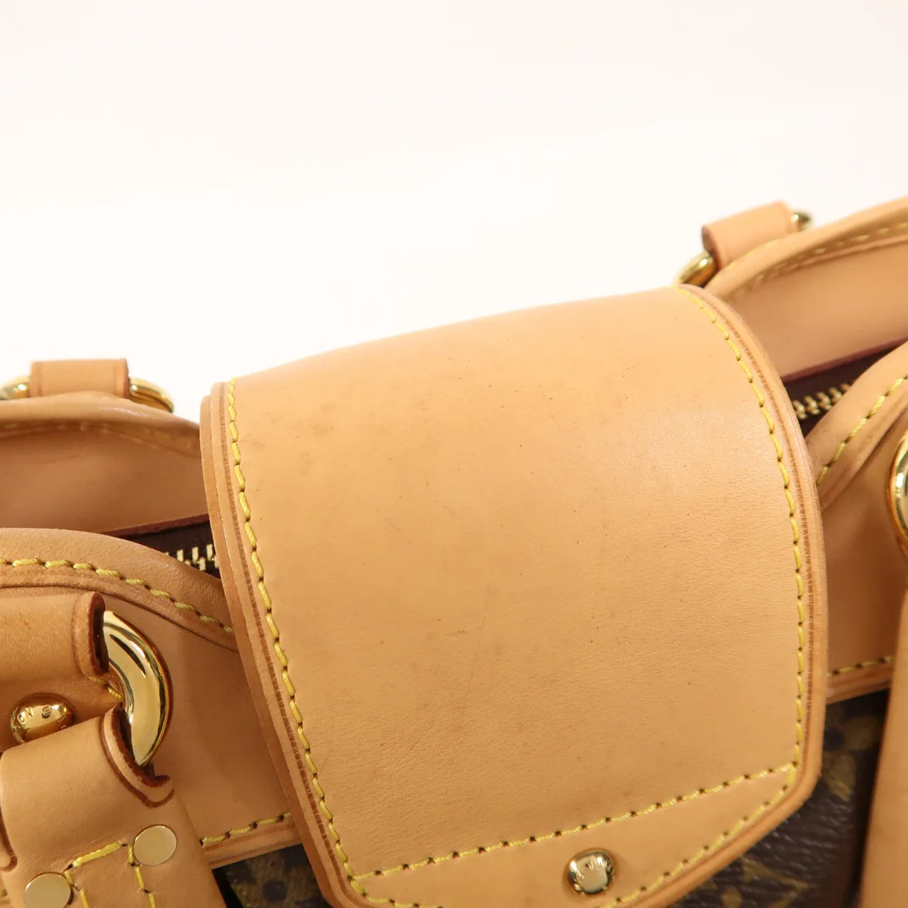 LOUIS VUITTON Boetie M45715 Handbag Coated Canvas 棕色 / Brown Coated Canvas Rank B - Thumbnail 16