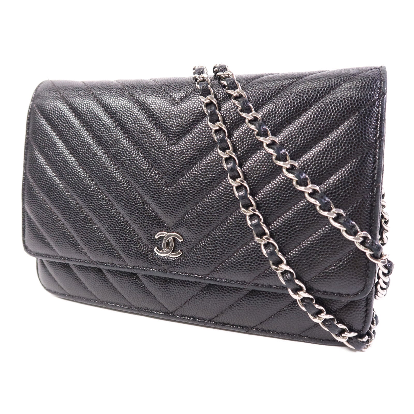 LOUIS VUITTON WOC Shoulder Bag Calfskin 3