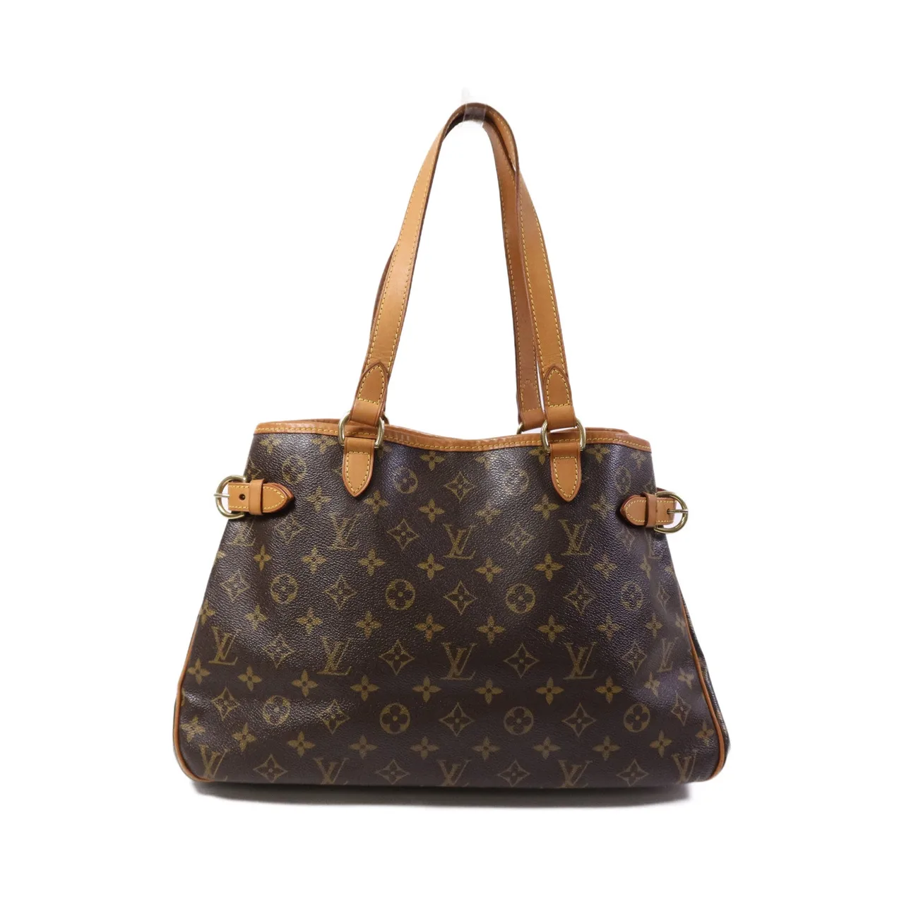 LOUIS VUITTON Batignolles M51154 Shoulder Bag Coated Canvas 棕色