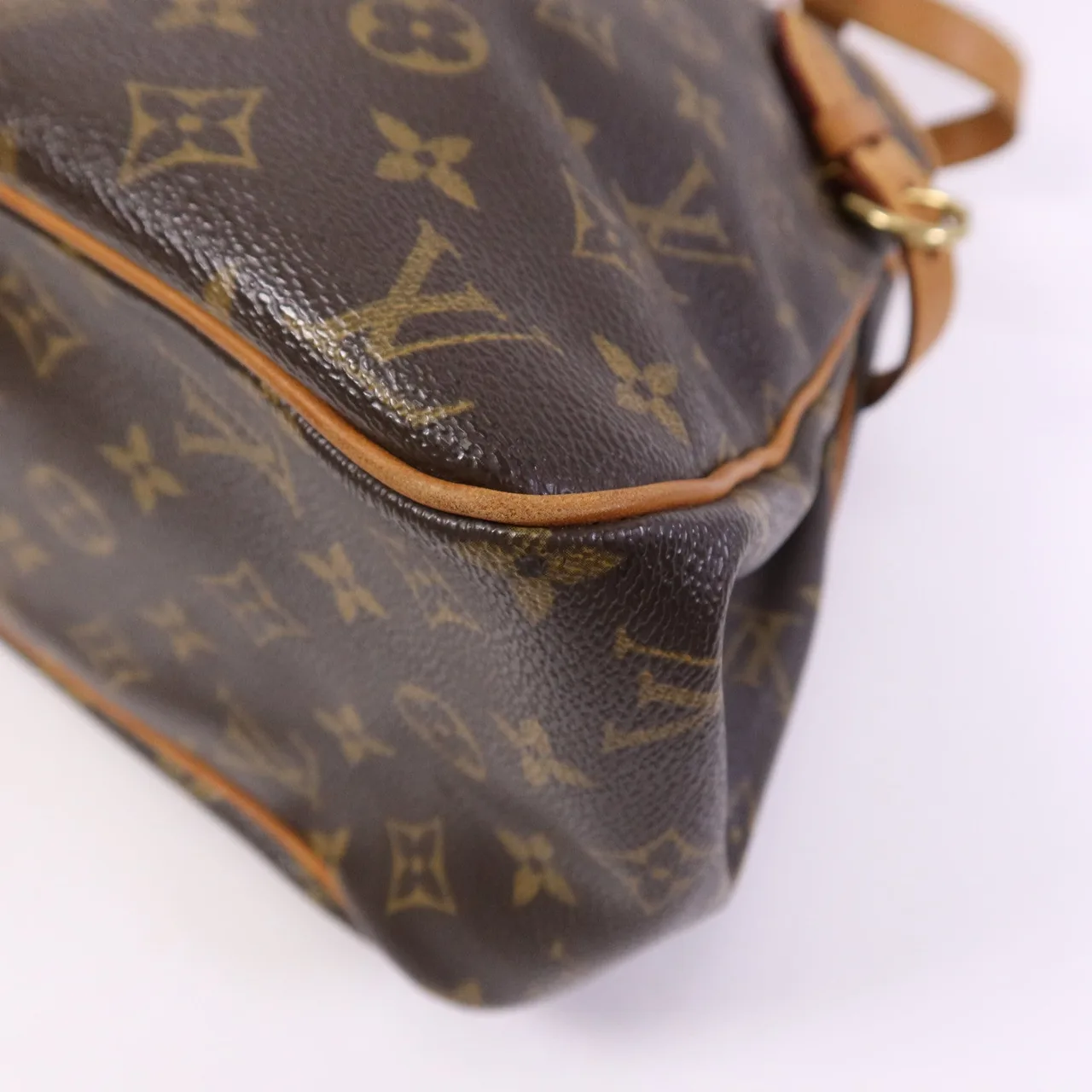 LOUIS VUITTON Batignolles M51154 Shoulder Bag Coated Canvas 棕色 Coated Canvas Rank B - Thumbnail 5